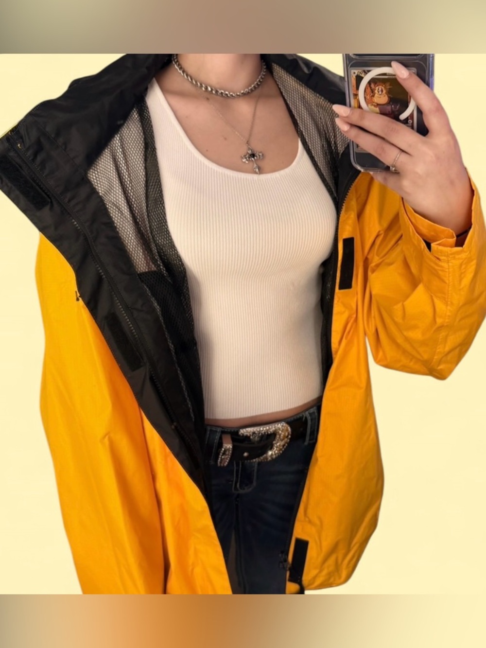 Bimini Bay Yellow Waterproof Breathable Rain Jacket XXL☔️⭐️